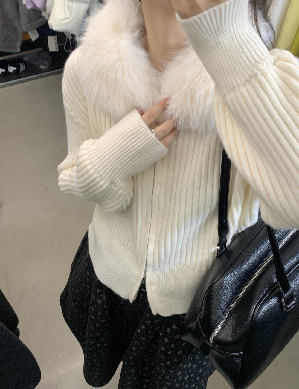 Winter loose show young sweater tender slim cardigan for women