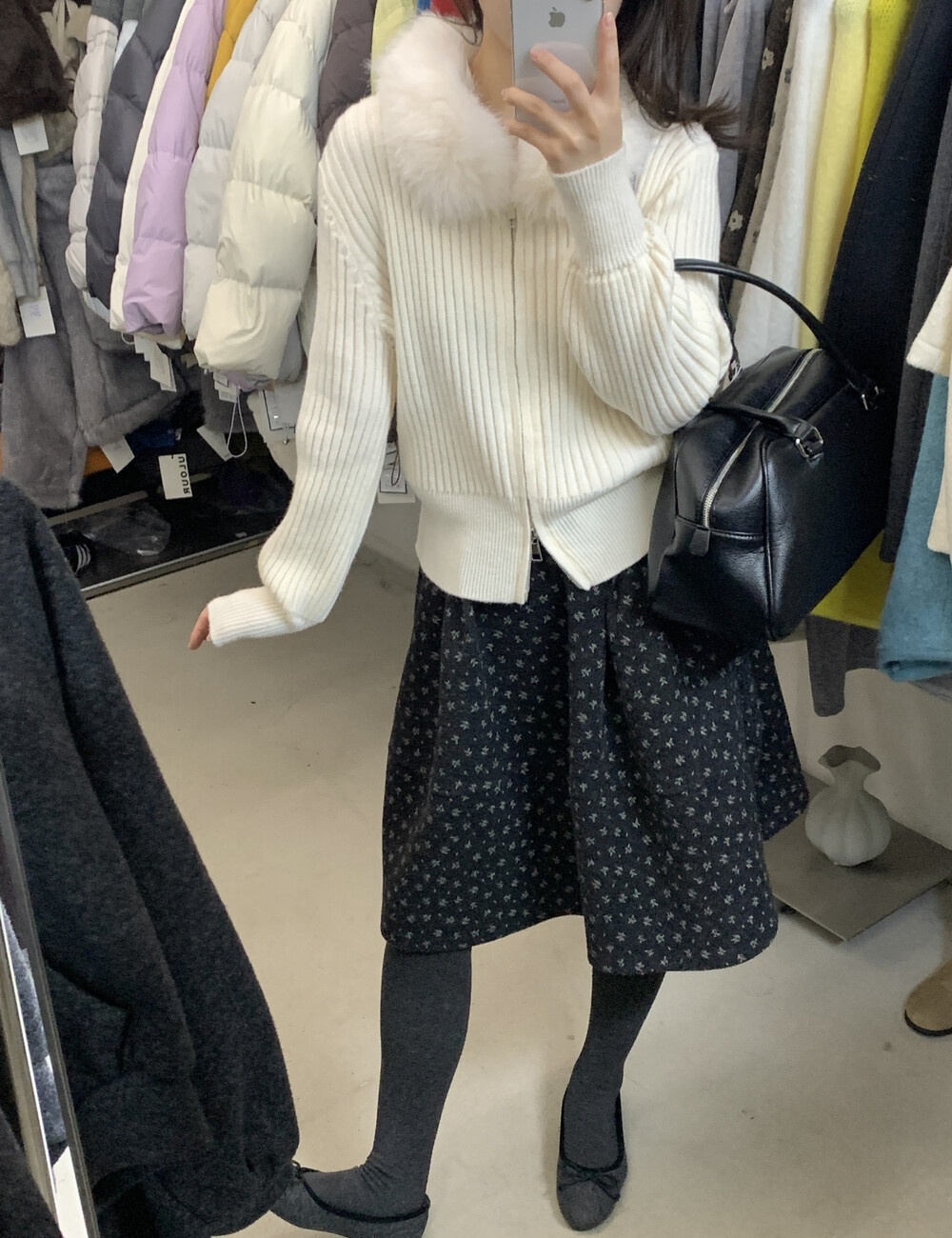 Winter loose show young sweater tender slim cardigan for women