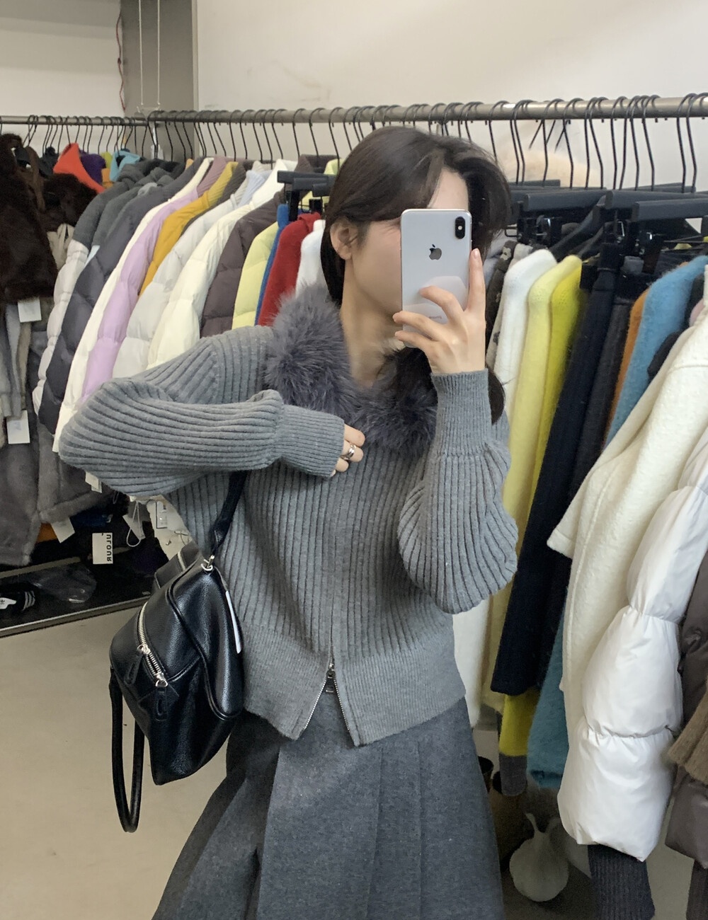 Winter loose show young sweater tender slim cardigan for women