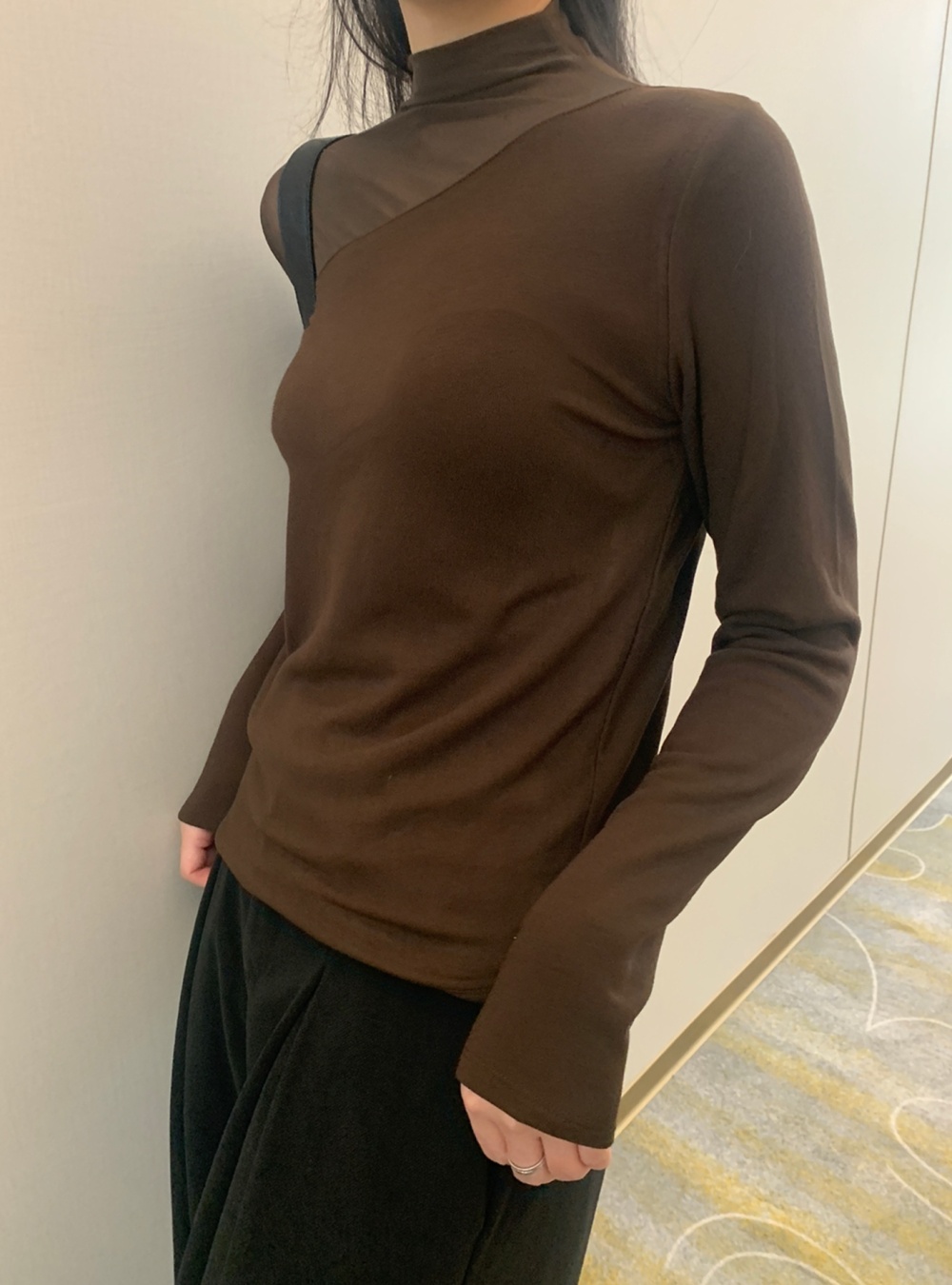 Plus velvet autumn and winter tops inside the ride T-shirt