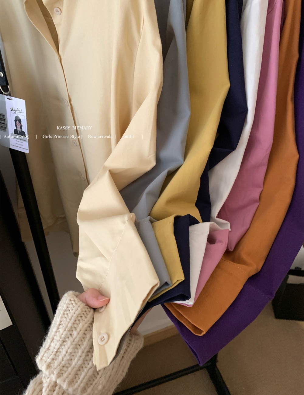 Autumn and winter shirt eight color tops