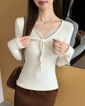 Frenum tops autumn and winter T-shirt for women