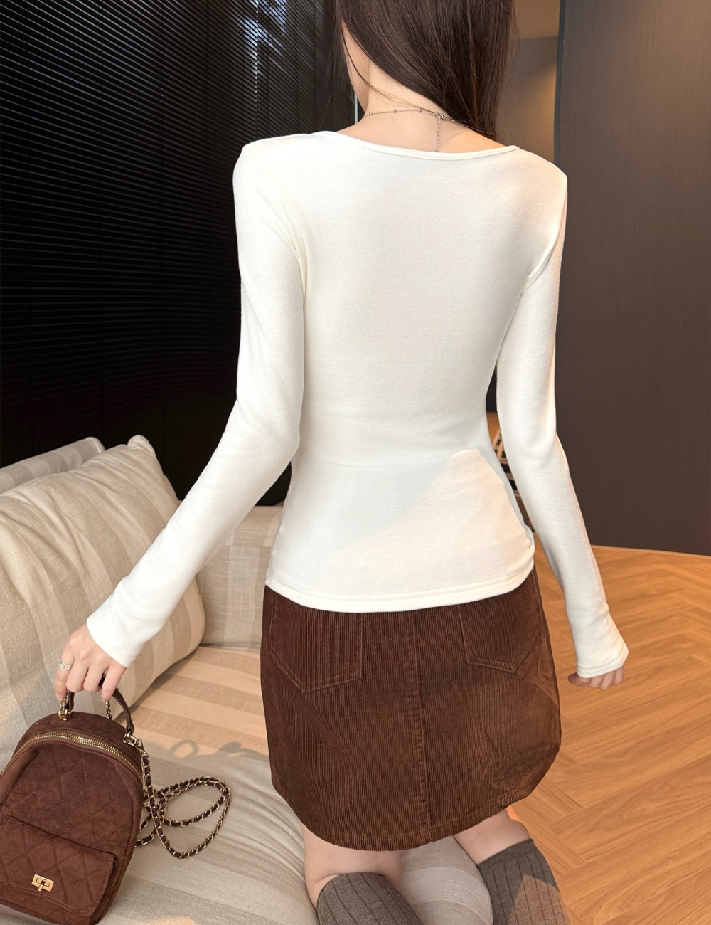 Frenum tops autumn and winter T-shirt for women