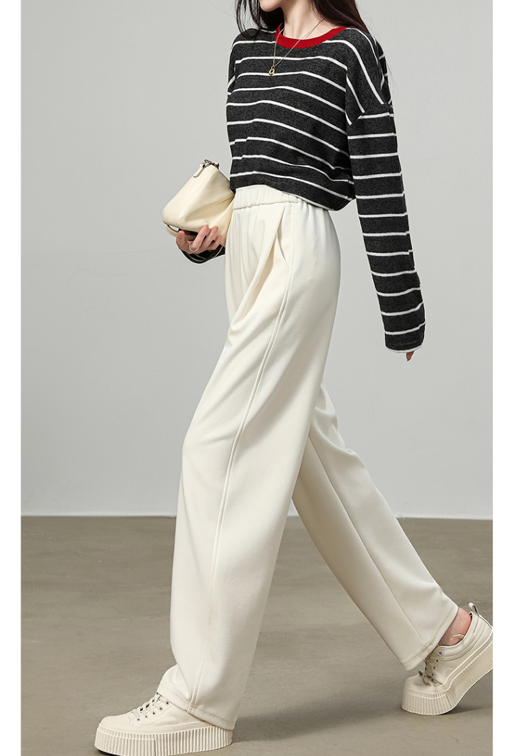 Casual pants slim wide leg pants for women