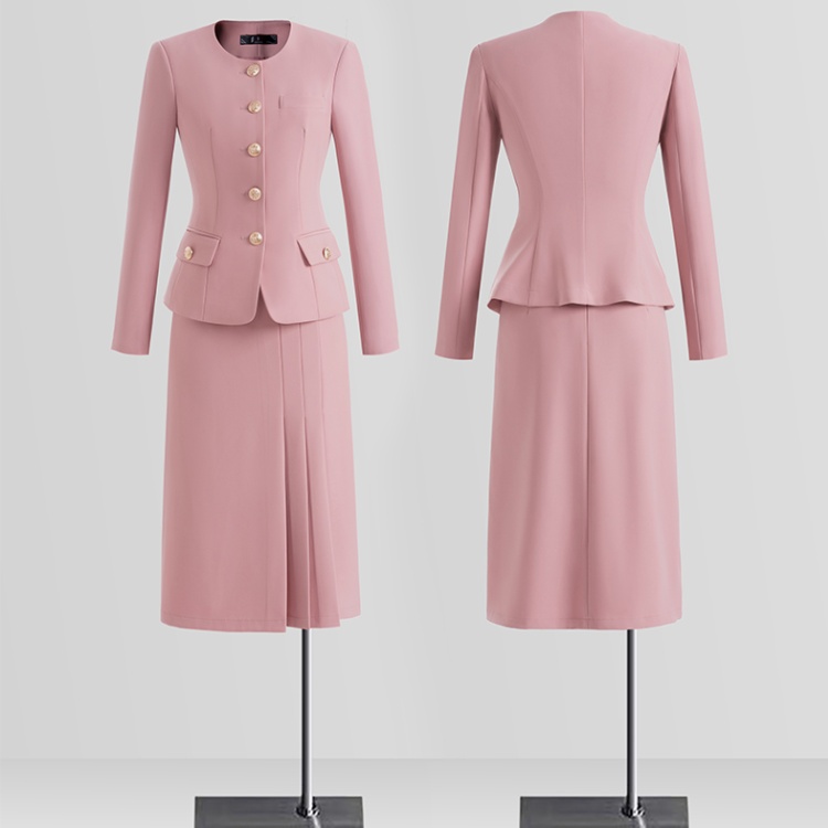 Overalls temperament skirt profession coat a set