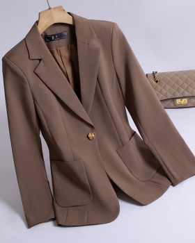 All-match autumn and winter business suit a buckle coat