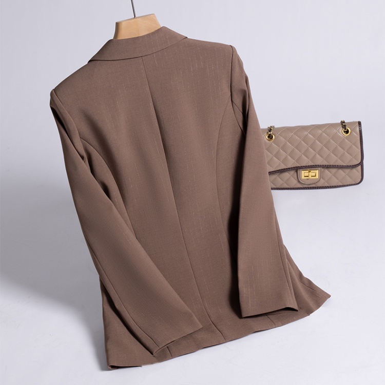 All-match autumn and winter business suit a buckle coat