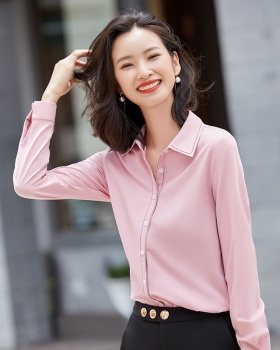 Simple bottoming small shirt Casual shirt for women