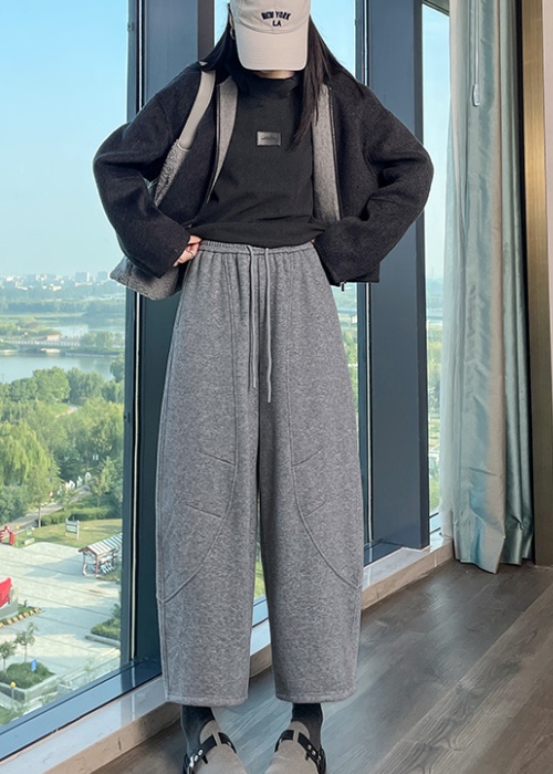Autumn and winter nine pants wide leg pants for women