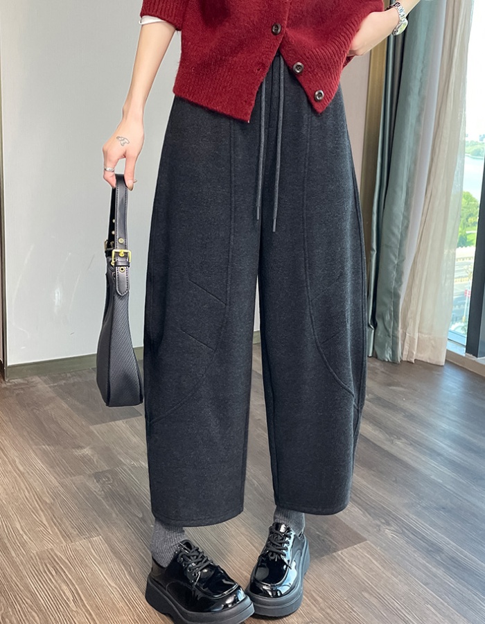 Autumn and winter nine pants wide leg pants for women