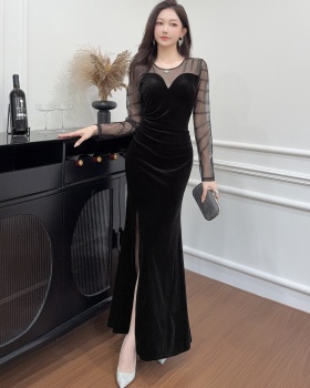 Temperament ladies autumn and winter slim dress