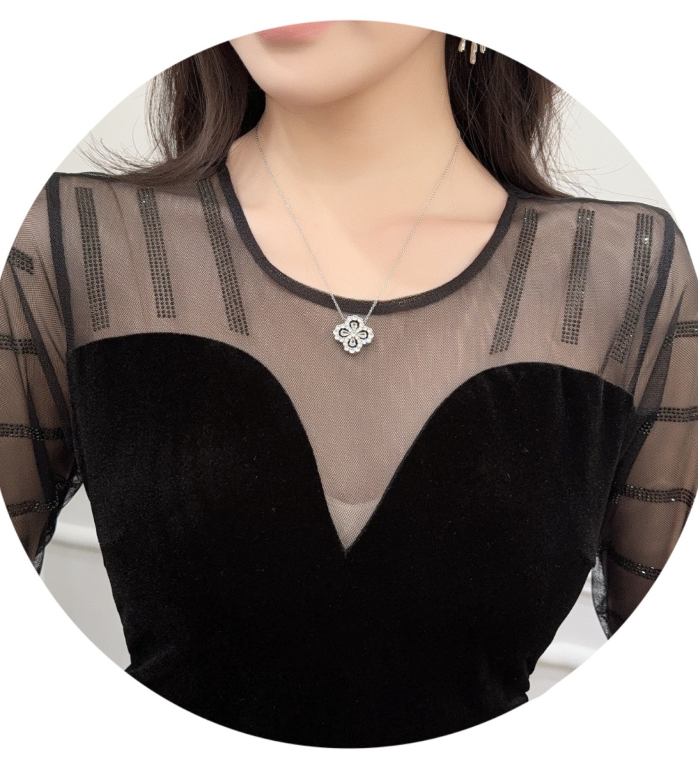 Temperament ladies autumn and winter slim dress