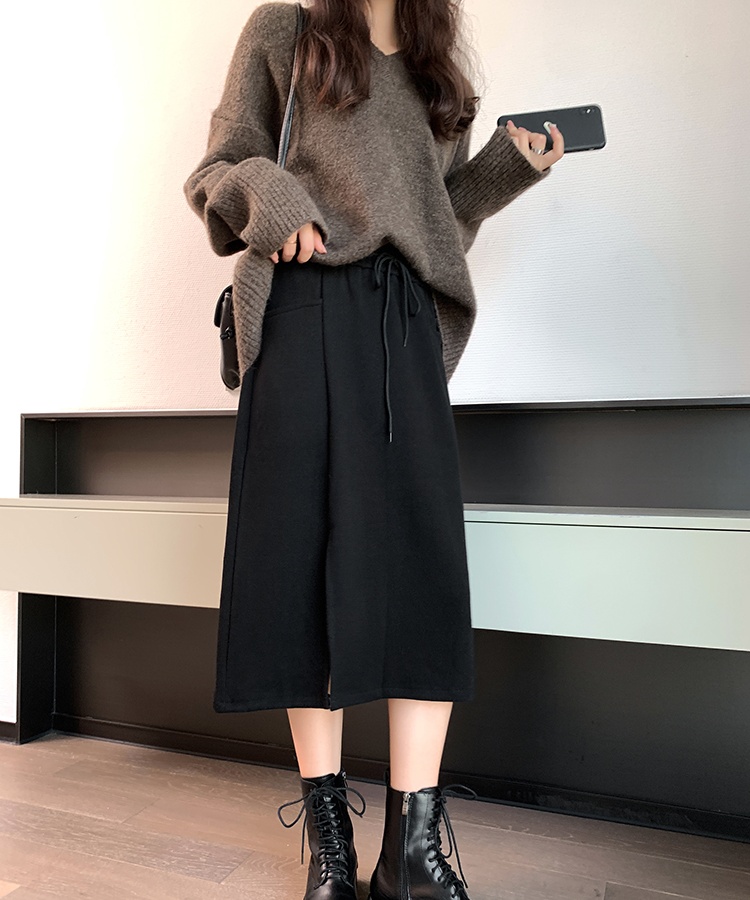 Long split skirt large yard one step skirt