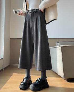 Slim pants loose wide leg pants