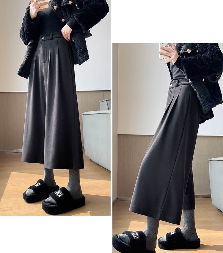 Slim pants loose wide leg pants
