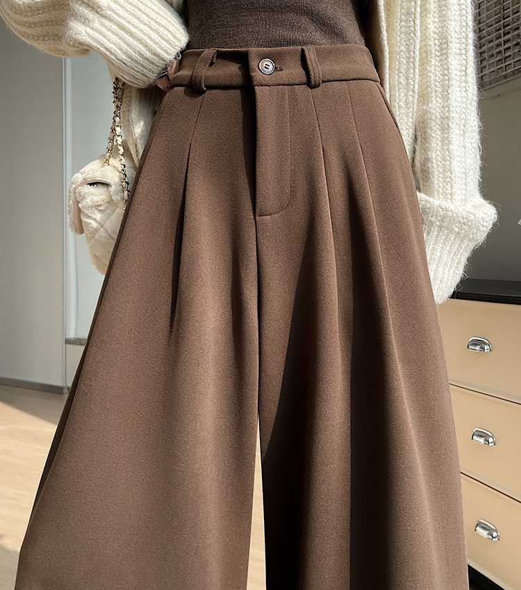 Slim pants loose wide leg pants