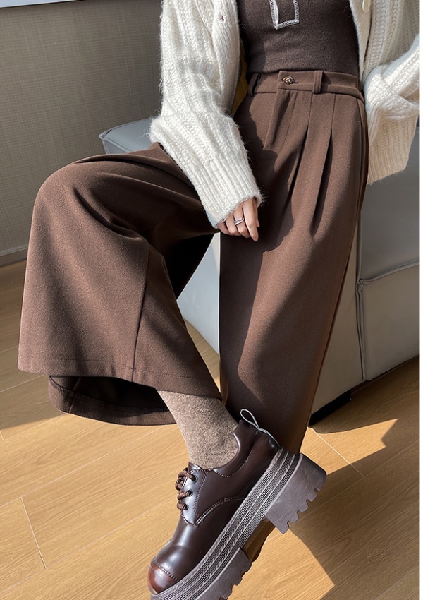 Slim pants loose wide leg pants