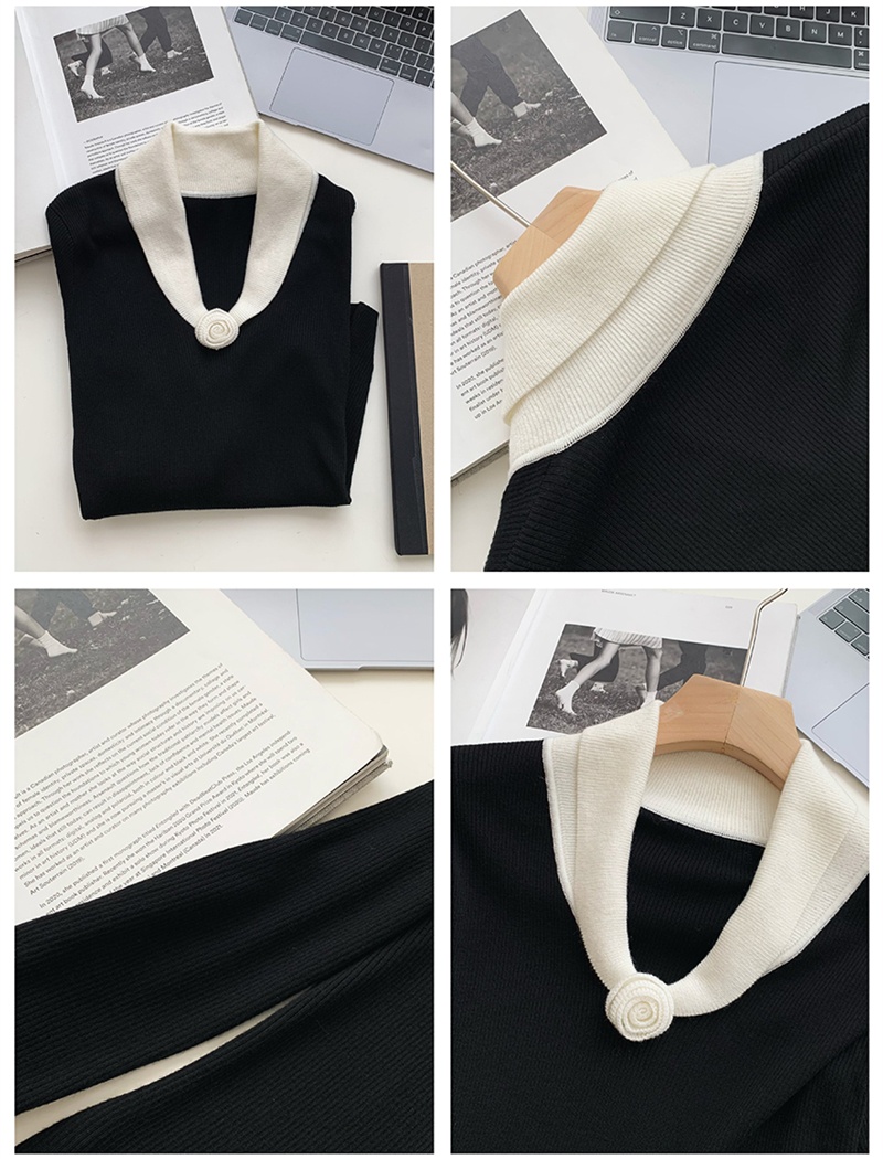 Bottoming lazy sweater inside the ride Korean style tops