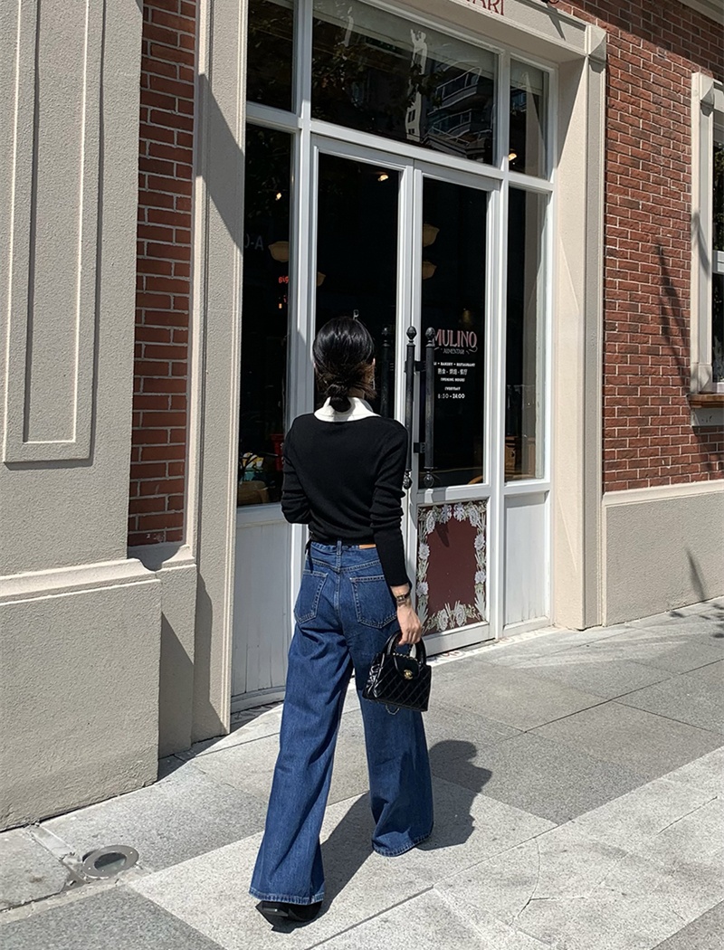 Bottoming lazy sweater inside the ride Korean style tops