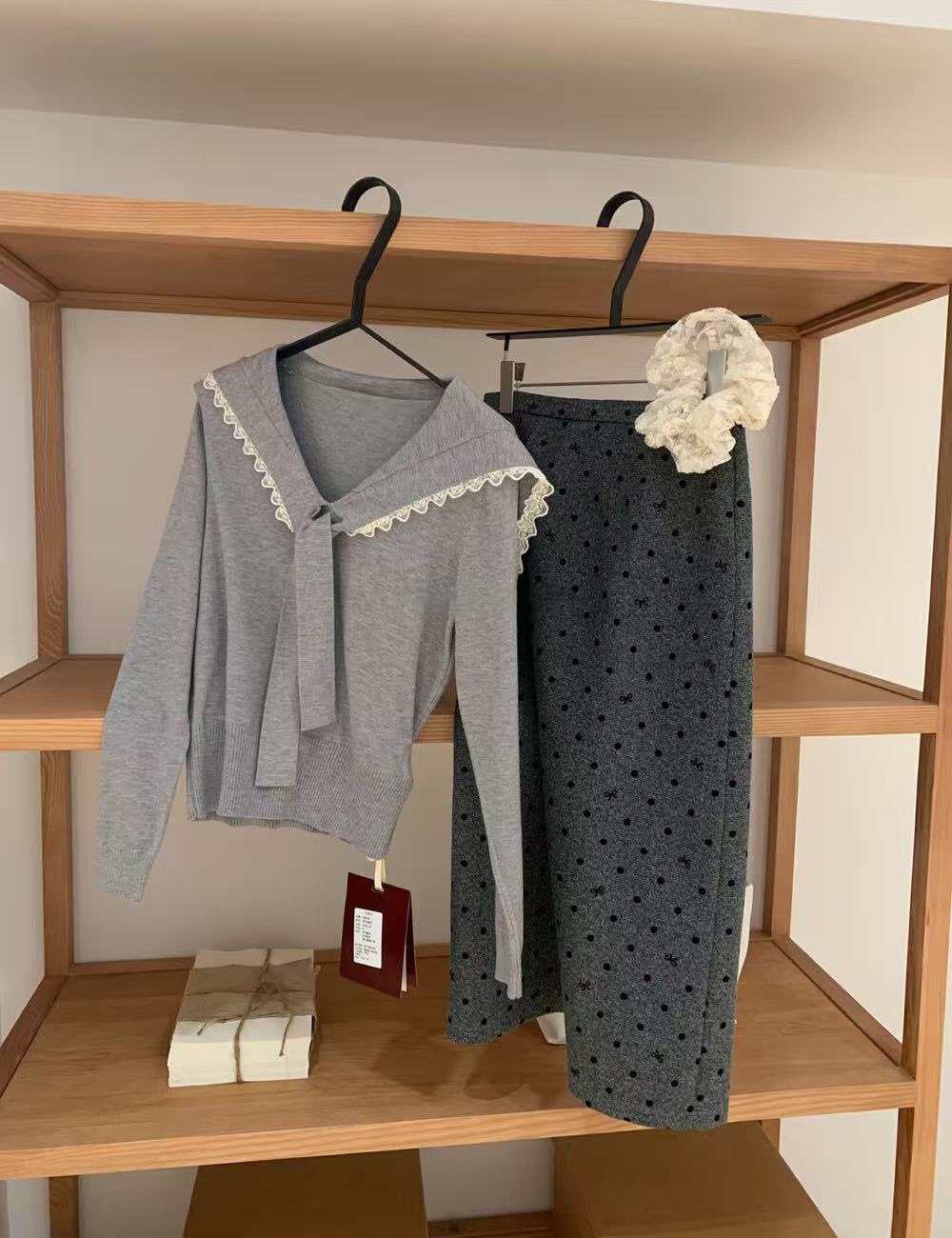 College style tops long sleeve sweater