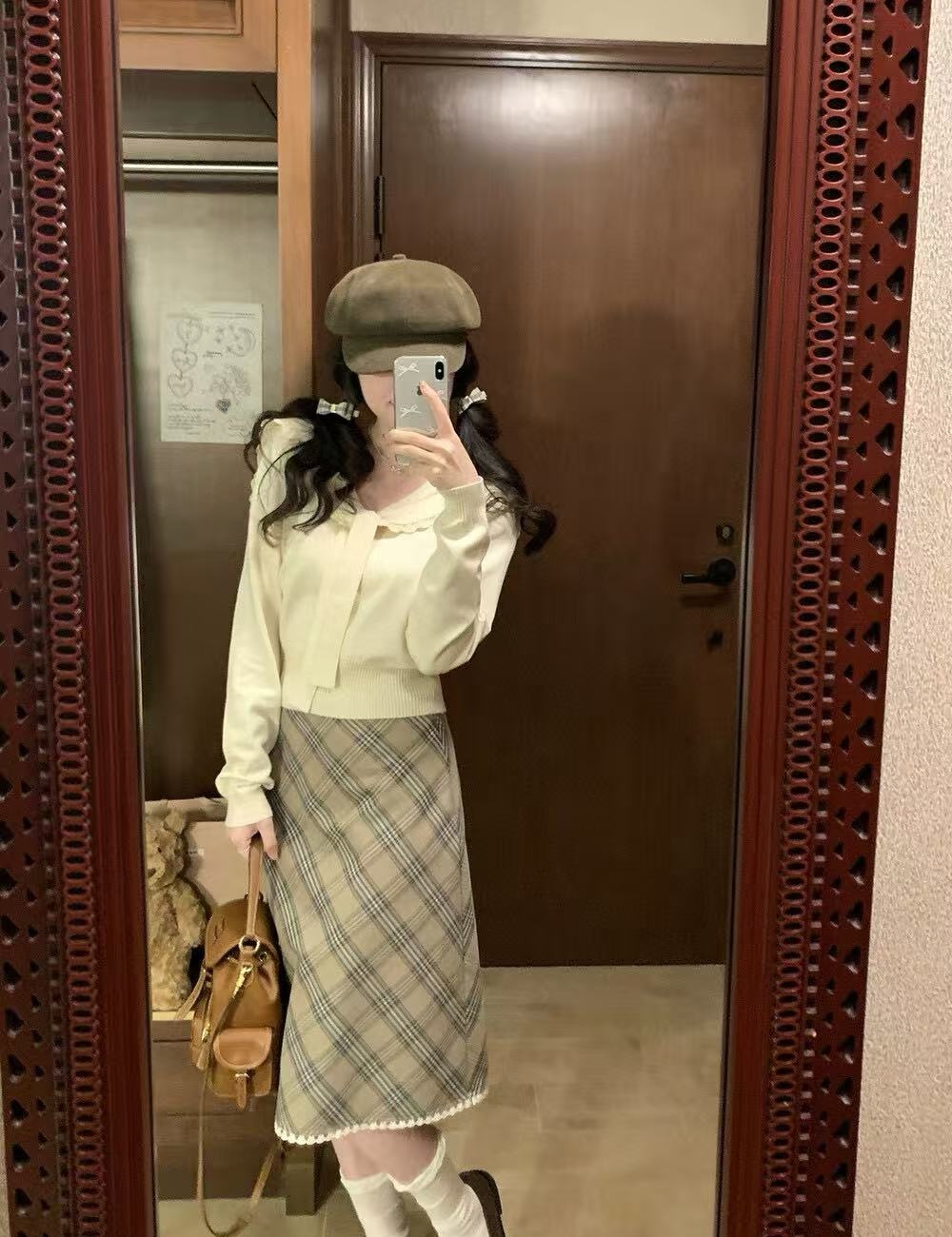 College style tops long sleeve sweater