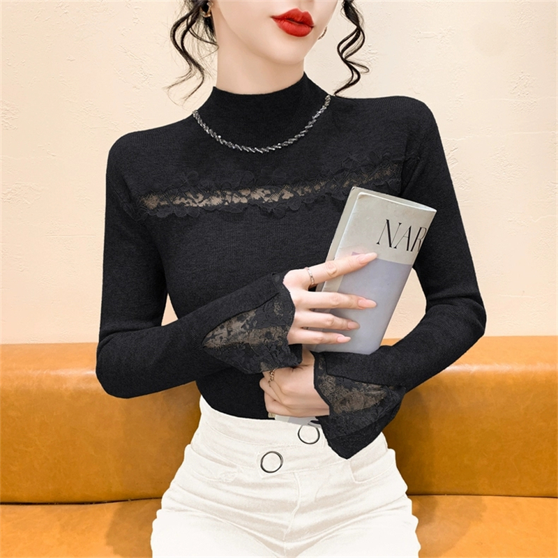 Autumn and winter bottoming shirt sweater for women