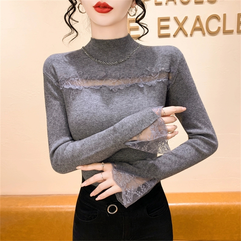 Autumn and winter bottoming shirt sweater for women