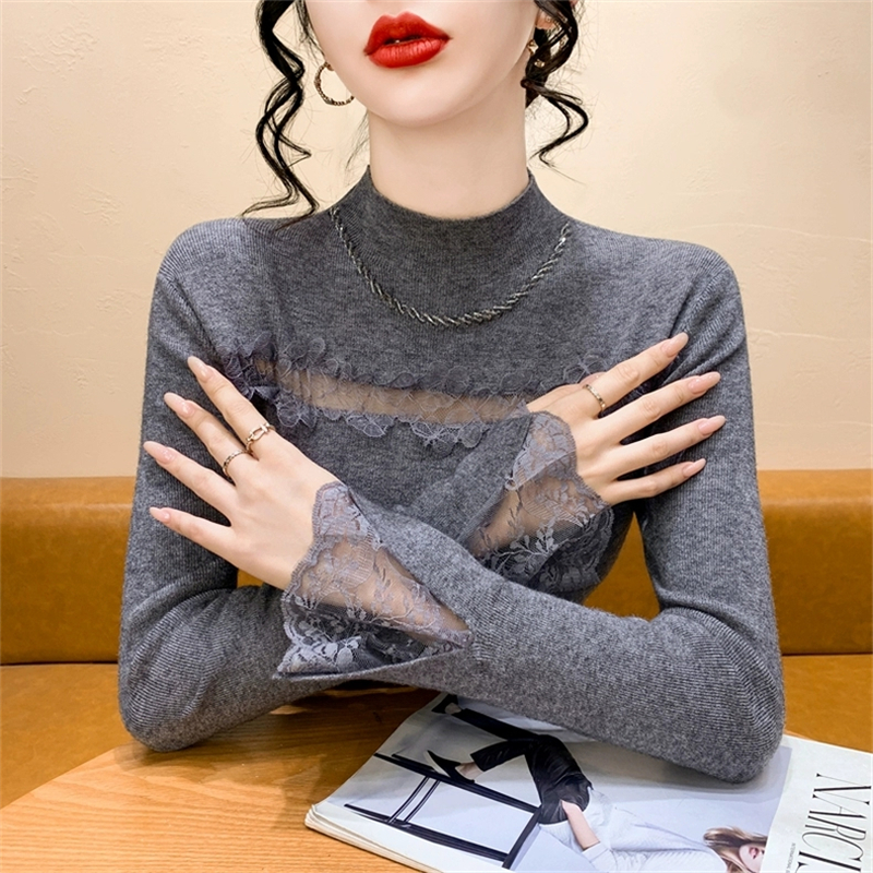 Autumn and winter bottoming shirt sweater for women