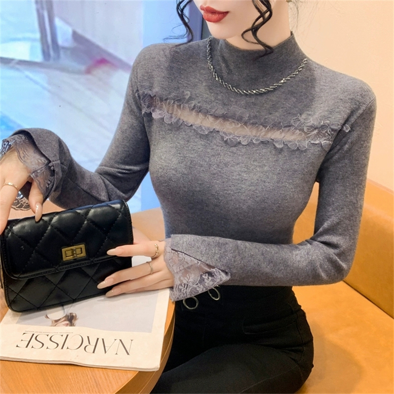 Autumn and winter bottoming shirt sweater for women