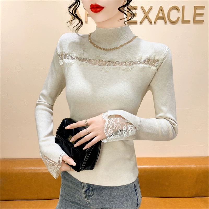 Autumn and winter bottoming shirt sweater for women