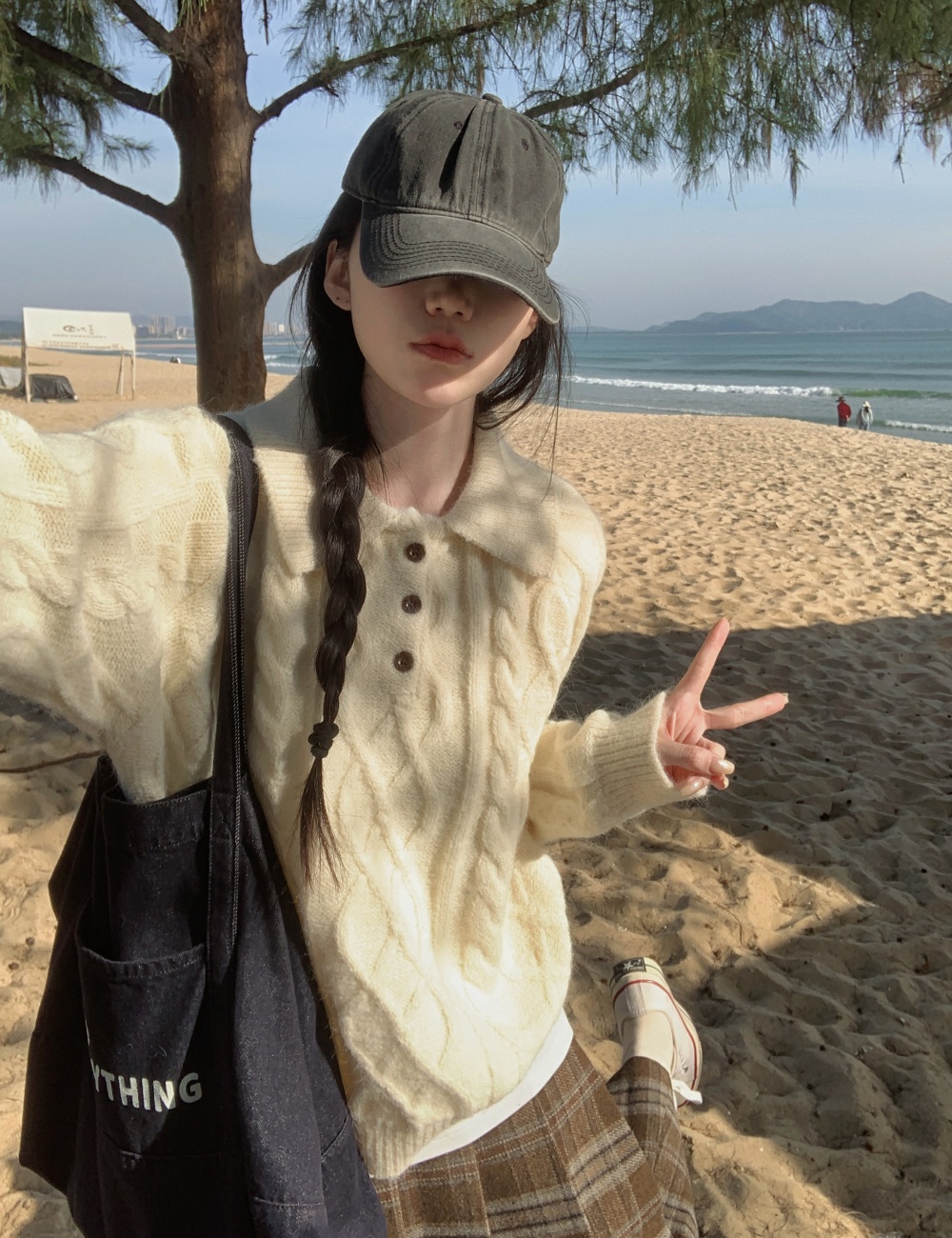 Tender Korean style tops autumn and winter sweater for women