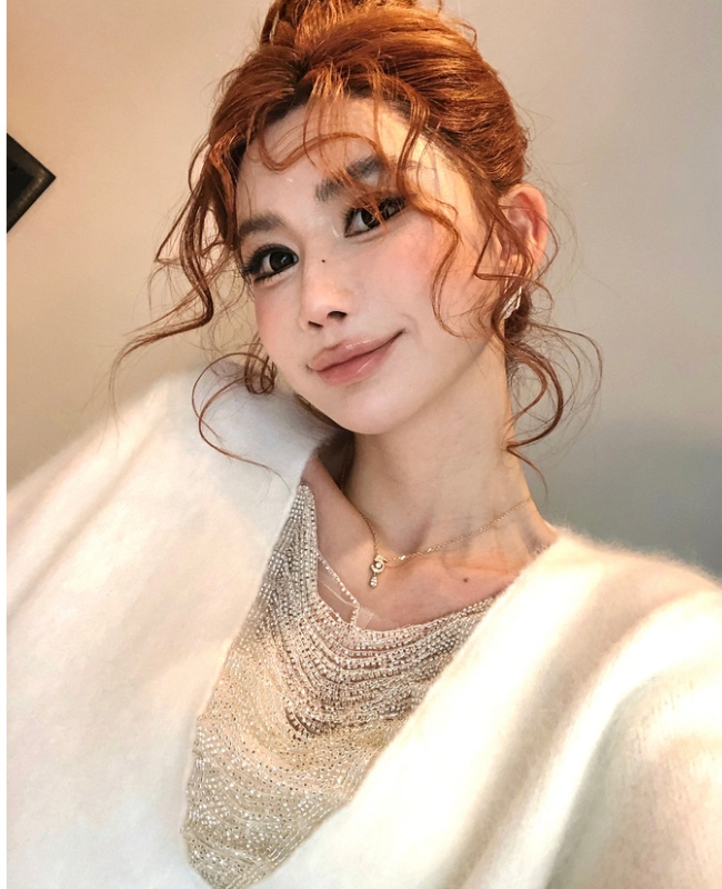 Autumn and winter rabbit fur sweater slim wool tops