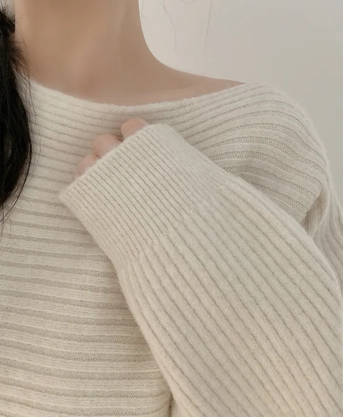 Korean style sweater temperament long pants 2pcs set