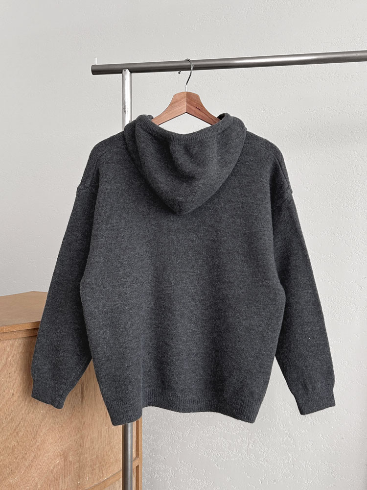 Hooded retro hoodie high waist skirt 2pcs set