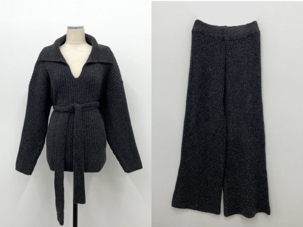 All-match sweater lazy casual pants a set