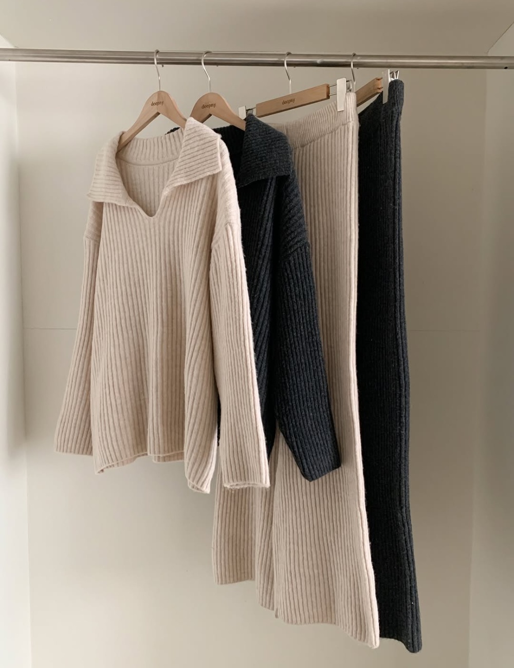 All-match sweater lazy casual pants a set