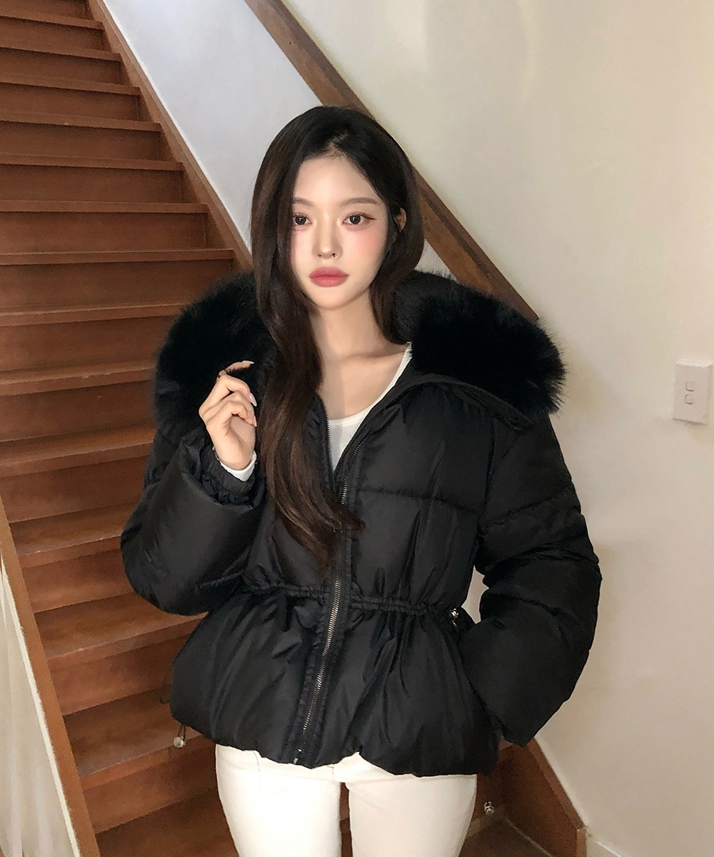 All-match cotton coat Korean style coat for women