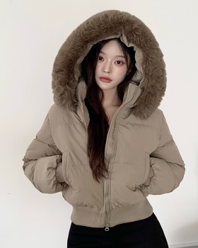 Down thick short coat Korean style personality cotton coat