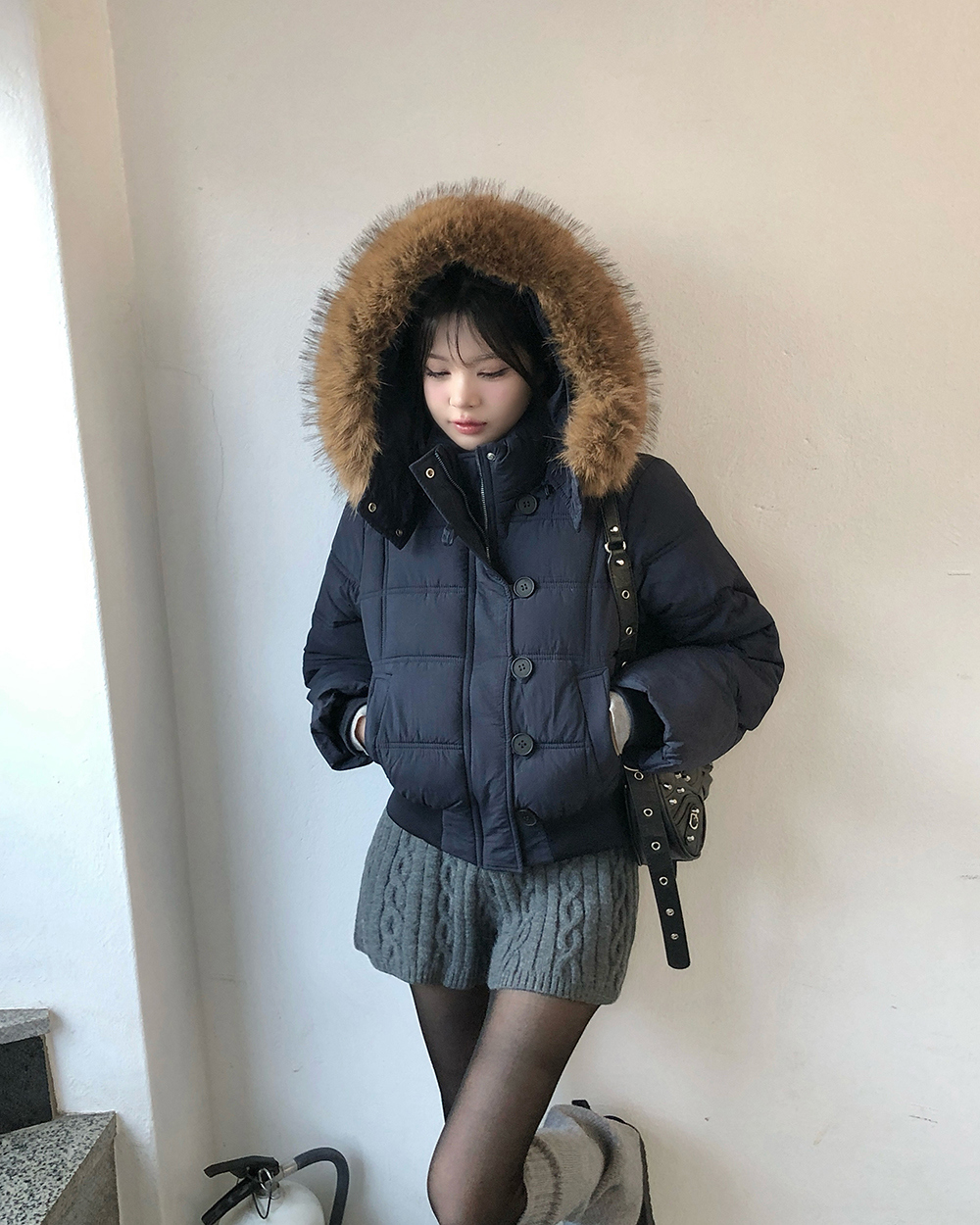 Winter short coat Korean style cotton coat for women