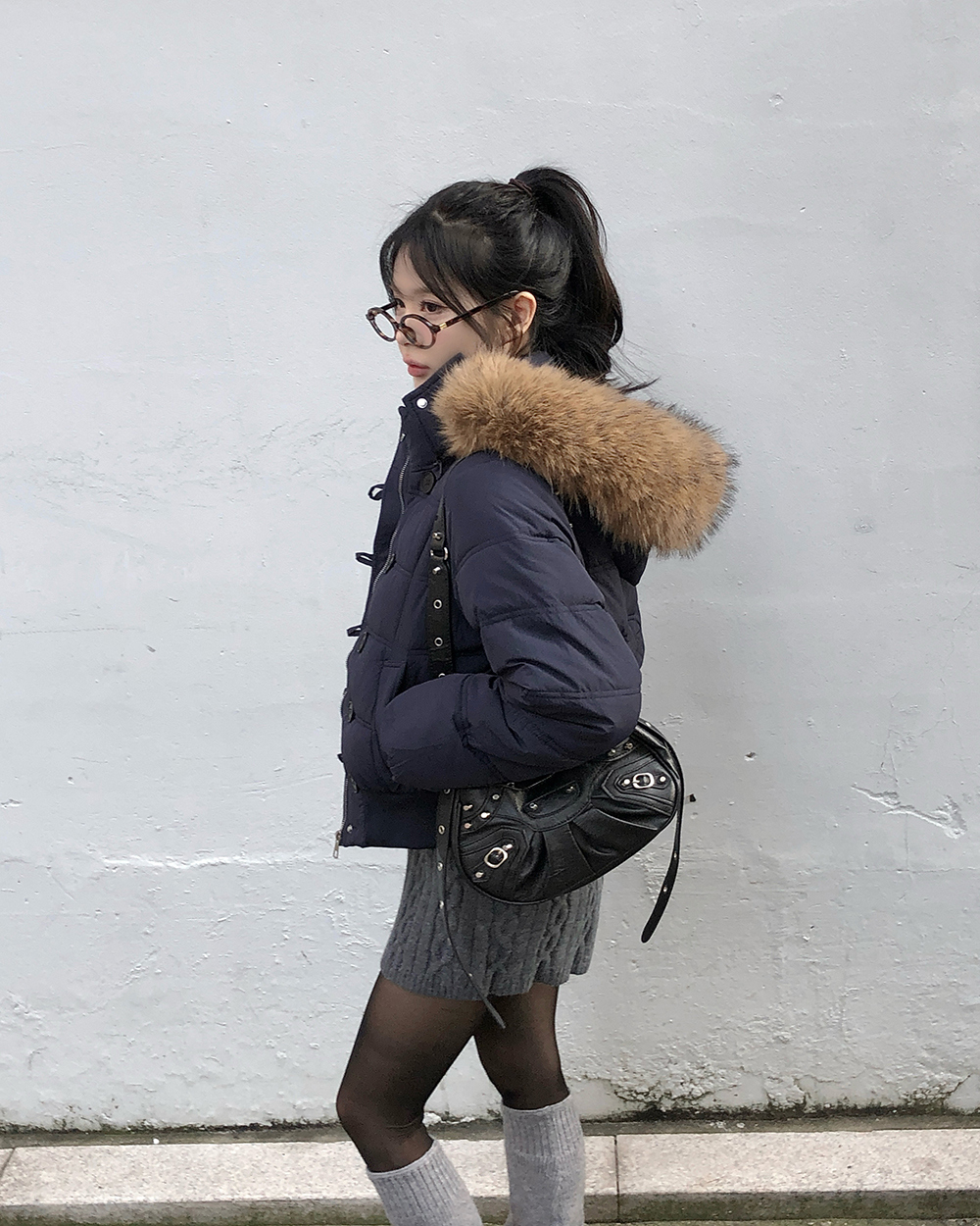 Winter short coat Korean style cotton coat for women