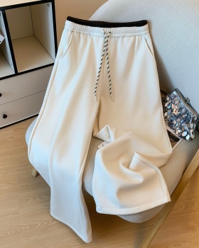 Thermal casual pants thick pants for women