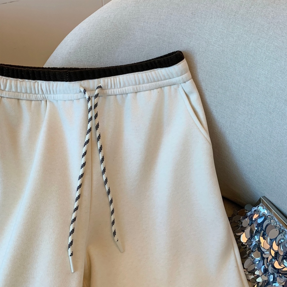 Thermal casual pants thick pants for women