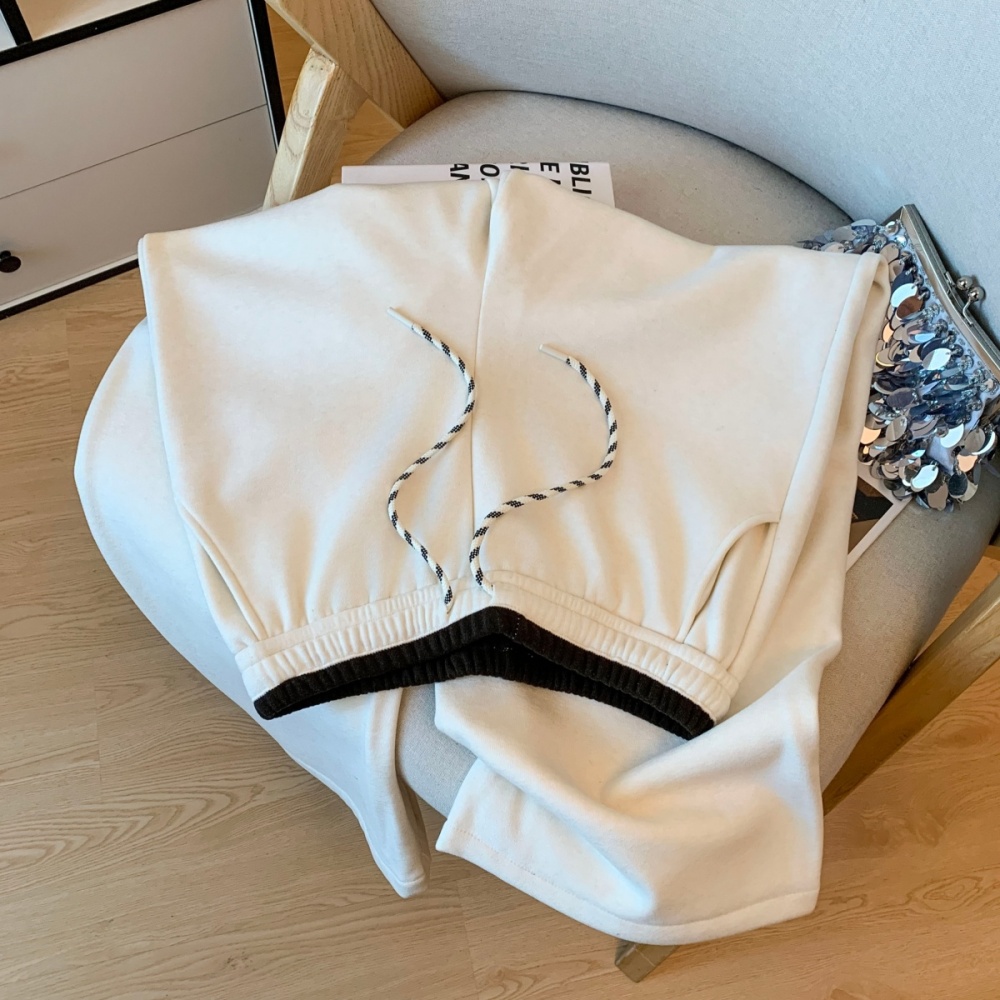 Thermal casual pants thick pants for women