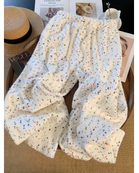 Casual thick winter sweatpants stars plus velvet pants