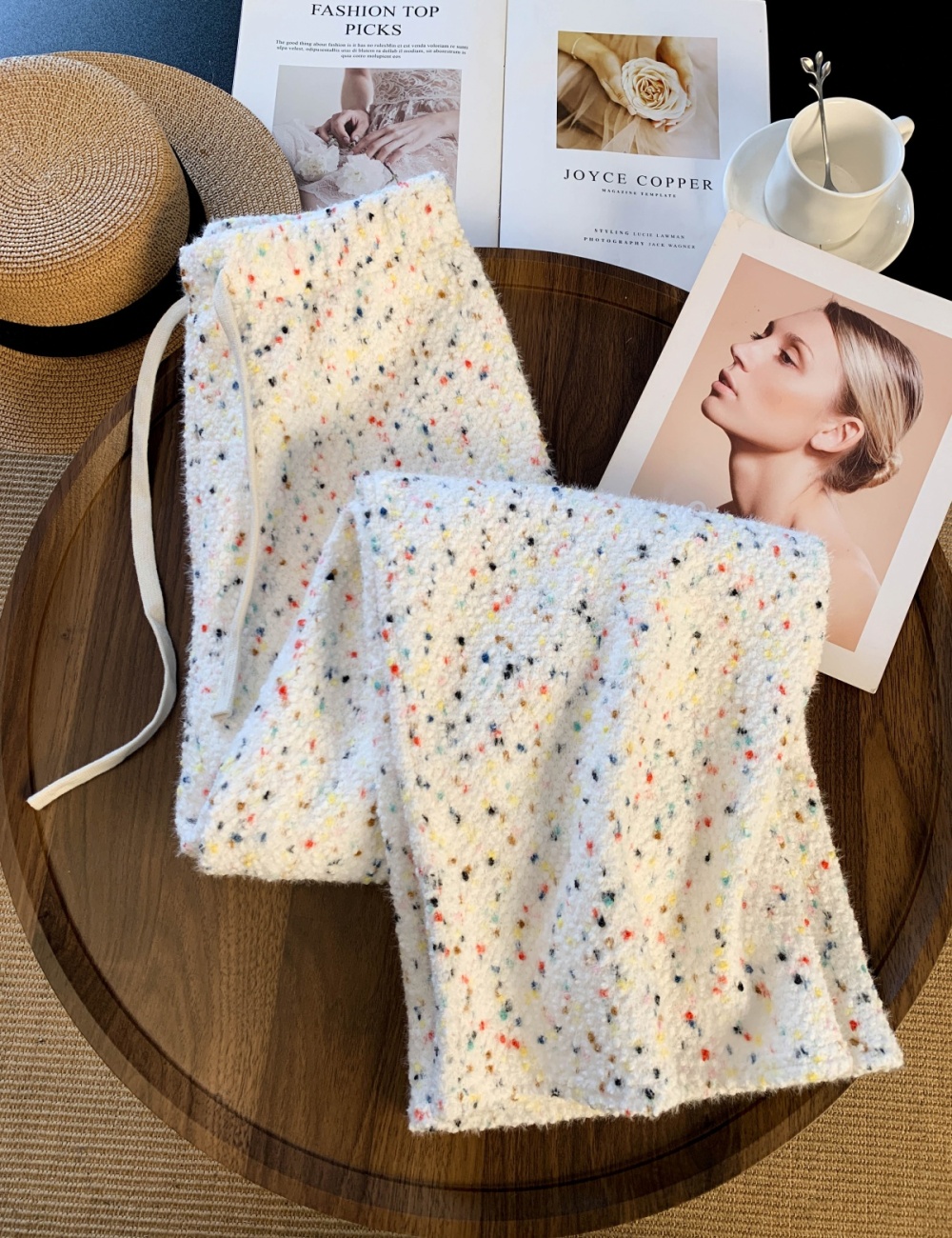 Casual thick winter sweatpants stars plus velvet pants