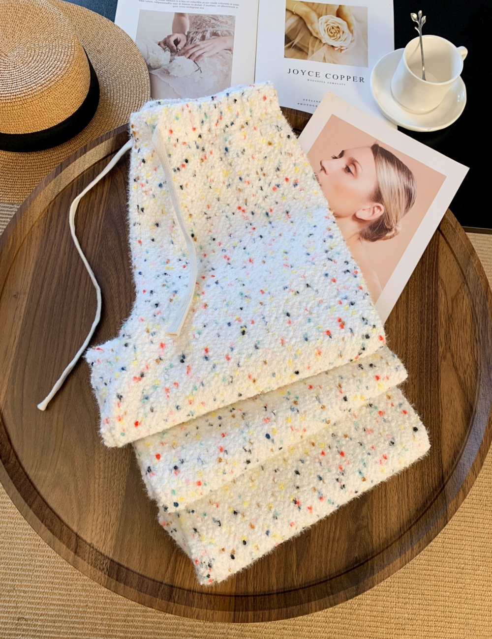 Casual thick winter sweatpants stars plus velvet pants