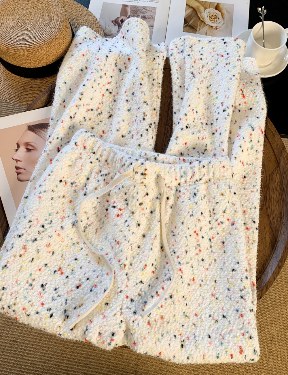 Casual thick winter sweatpants stars plus velvet pants