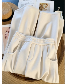 High waist sweatpants wide leg pants for women