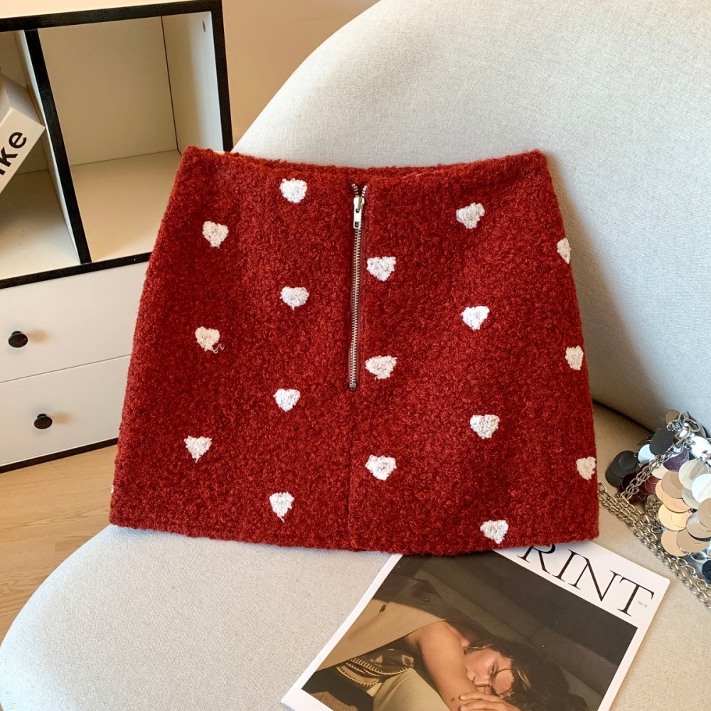 Casual A-line skirt show young short skirt for women