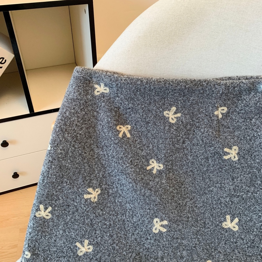 Woolen christmas short skirt Korean style skirt for women